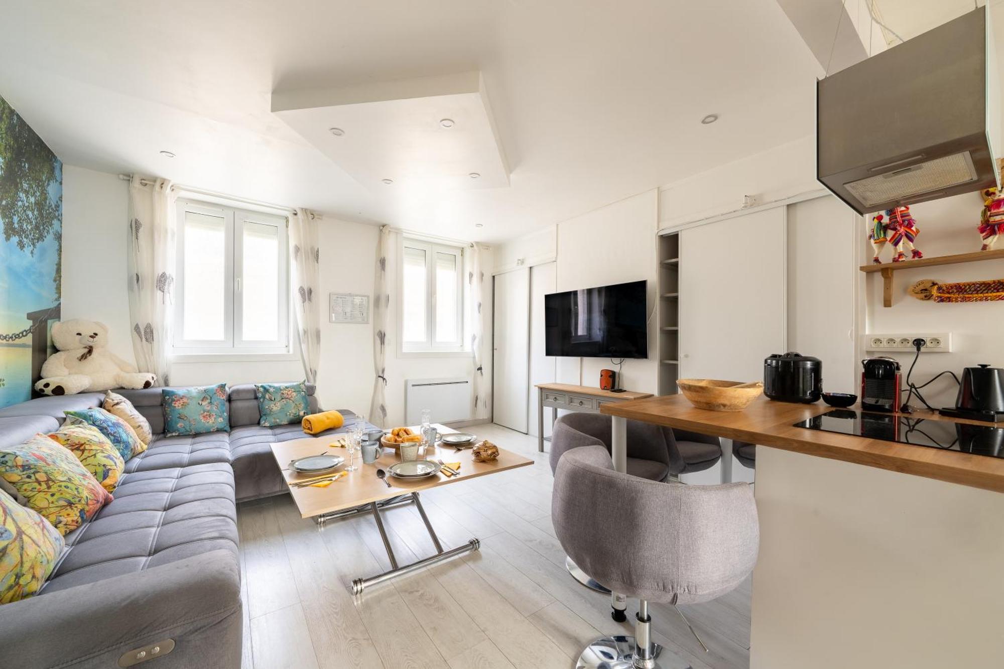 Casa Inca Calais - Duplex Soleil Latino - Parking Free, Station Apartment ภายนอก รูปภาพ