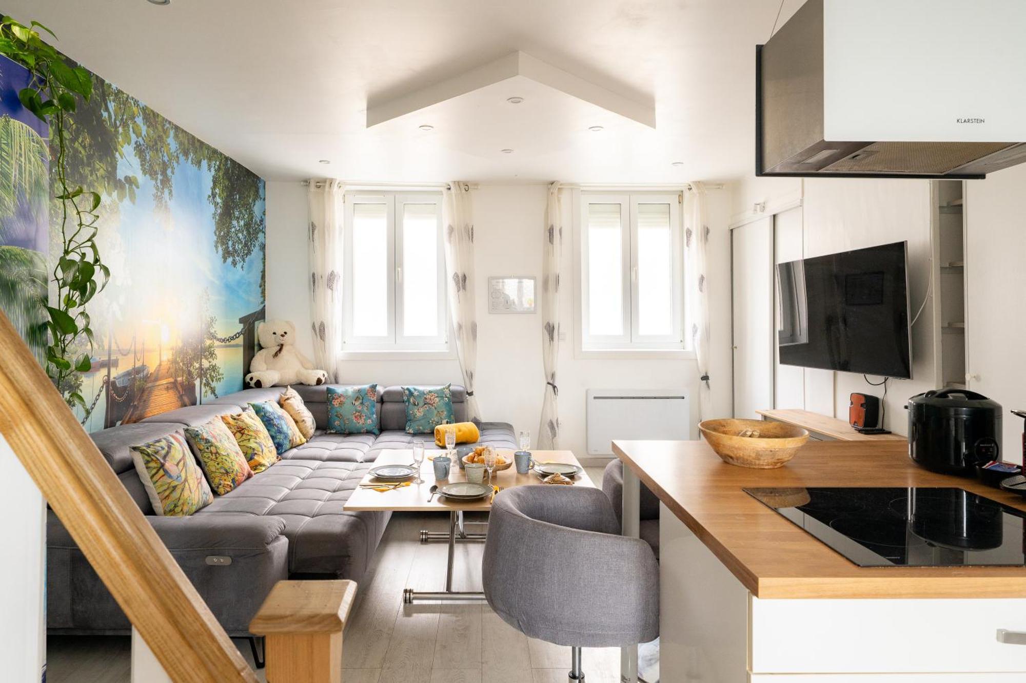 Casa Inca Calais - Duplex Soleil Latino - Parking Free, Station Apartment ภายนอก รูปภาพ