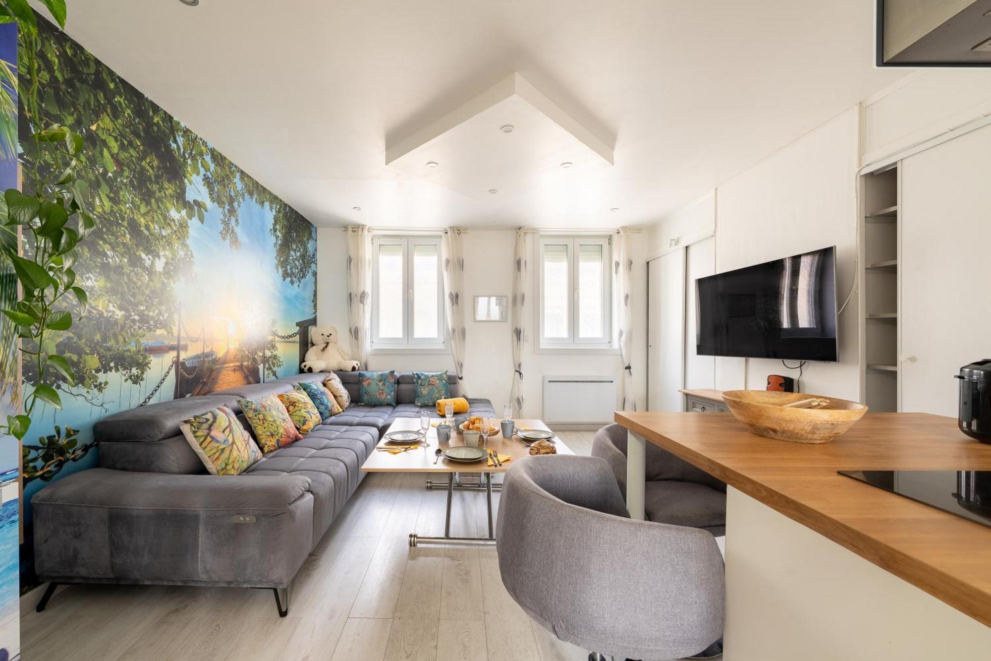 Casa Inca Calais - Duplex Soleil Latino - Parking Free, Station Apartment ภายนอก รูปภาพ